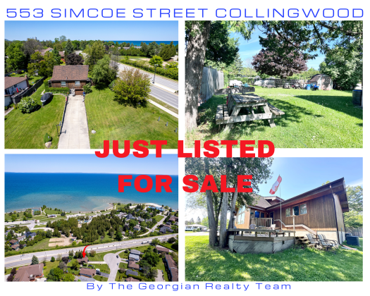 HUGE Lot Collingwood! Spacious 3-Bedroom Detached Home Across from Georgian&nbsp;Bay
